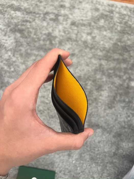 Carteira Goyard preta nova