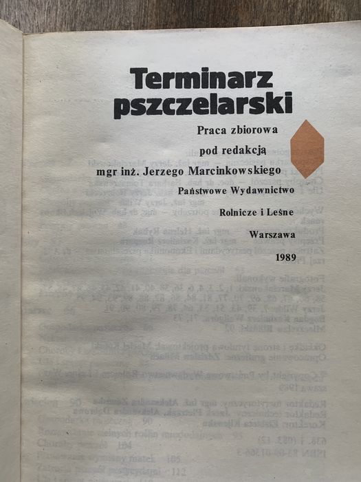 Terminarz pszczelarski