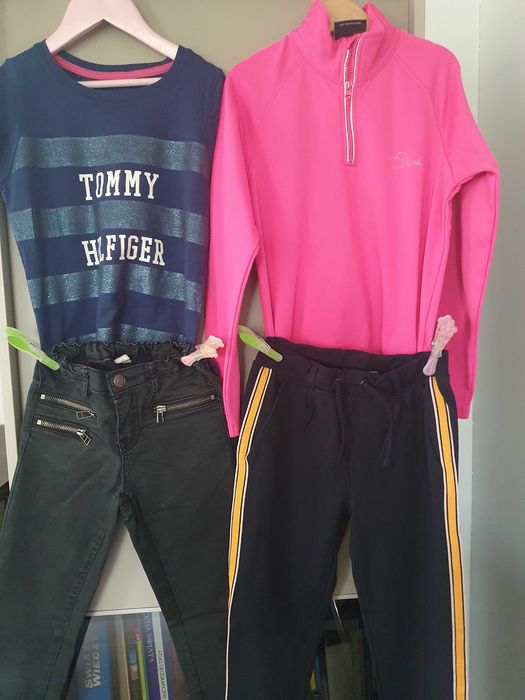 Paka ,zestaw ubranek, ubranka dla dziewczynki rozmiar 134 - 140