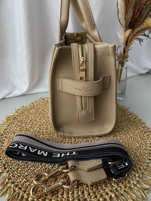Torba damska shopper MJ Tote Bag Mini Beige duza damska torebka