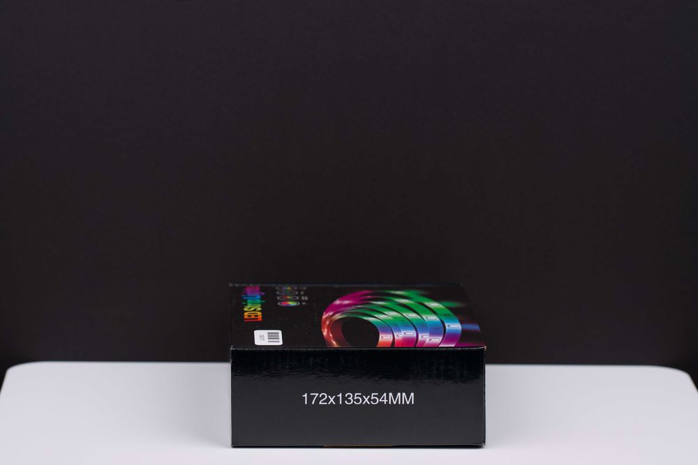 Fita LED RGB Bluetooth com comando – Luz ambiente multicolor