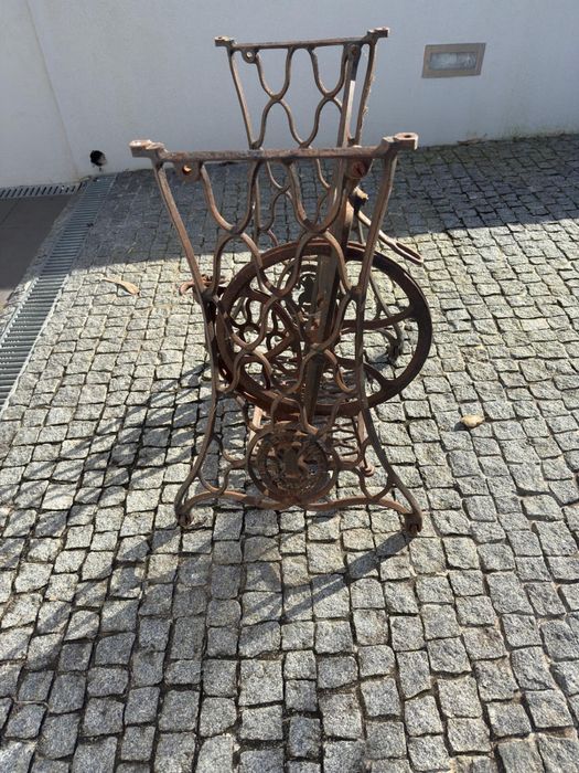 Suporte maquina singer costura antiga