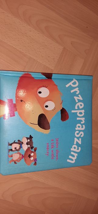 Ksiażka dla dzieci "Przepraszam"