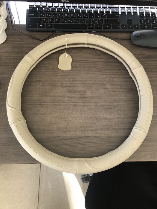 Накладка на руль натур кожа