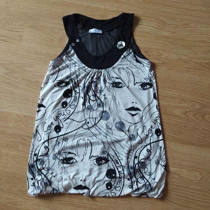 Bluzka bez rękawów r S