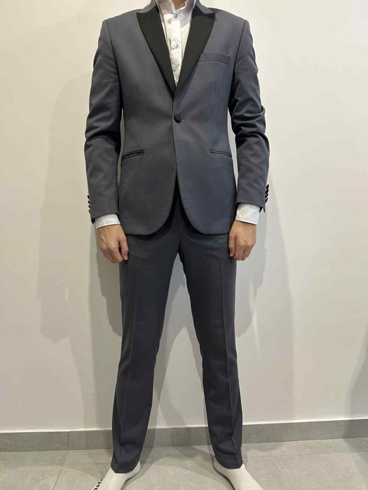 Elegancki garnitur młodzieżowy szczupły 170