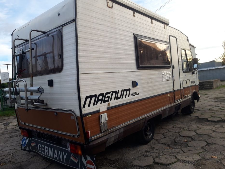 Kamper Integra Fiat  ducato 2.5D wersja  Magnum  OLDTIMER! Zamiana!