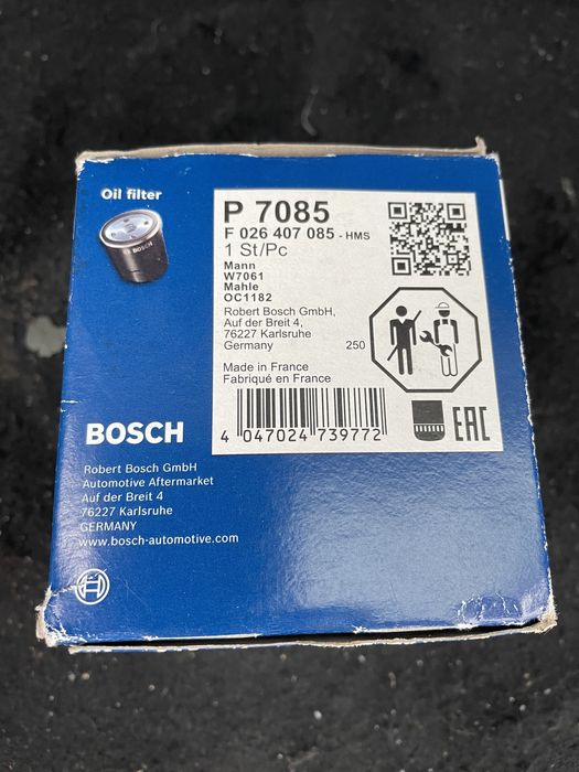 Фильтр масляный mazda cx7