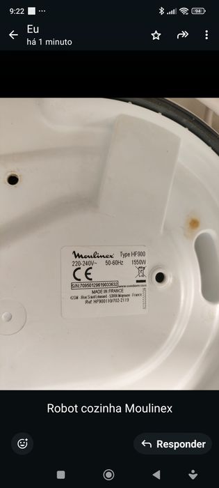 Robot cozinha Moulinex i-companion