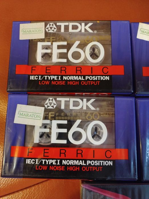 Kasety magnetofonowe nowe czyste