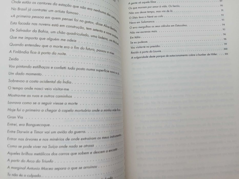 Não me tapes o caminho em frente, mesmo que não vá dar ao futuro