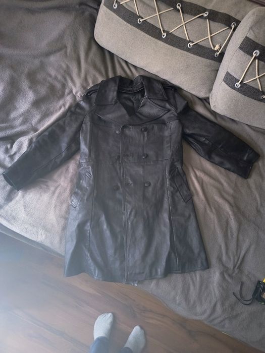 Sprzedam płaszcz skórzany