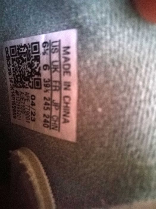 Adidas buty sportowe adidasy 39 1/2 damskie wiązane biało seledynowe