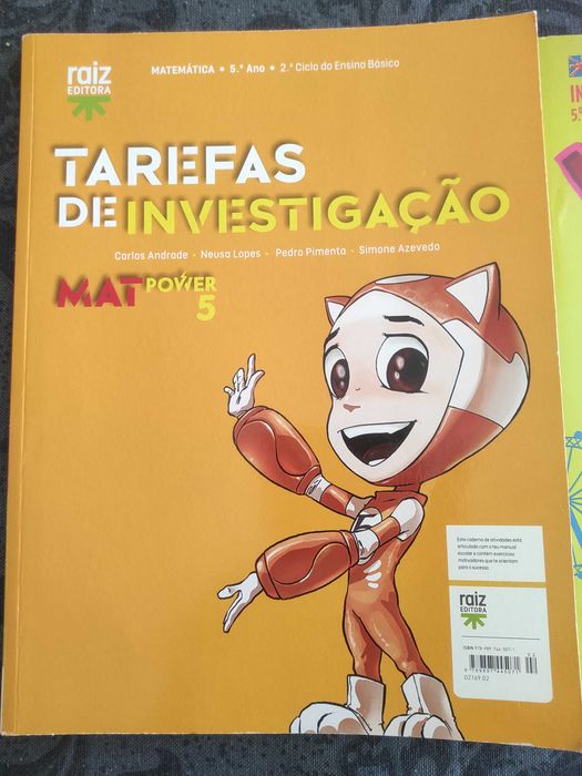 Livros fichas 5° ano