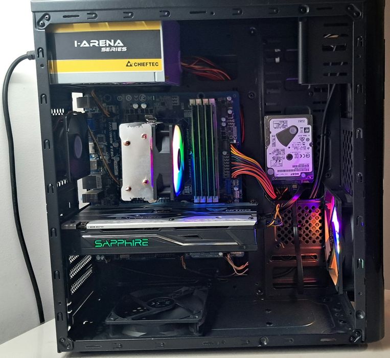 ТОП ПК ЗА 7К  I7/16gb/rx480 4gb/ssd 120 gb /hdd 500 GB/ chieftec