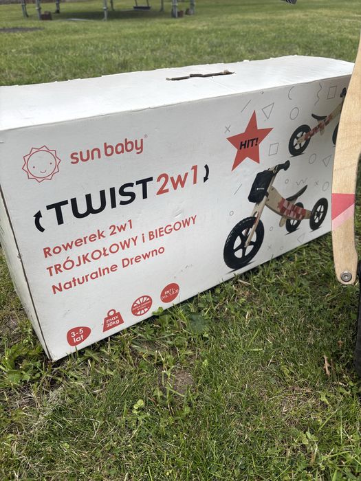 Trójkołowy, dwukołowy rowerek biegowy