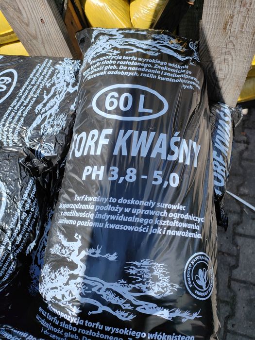 Torf kwaśny worek 60l