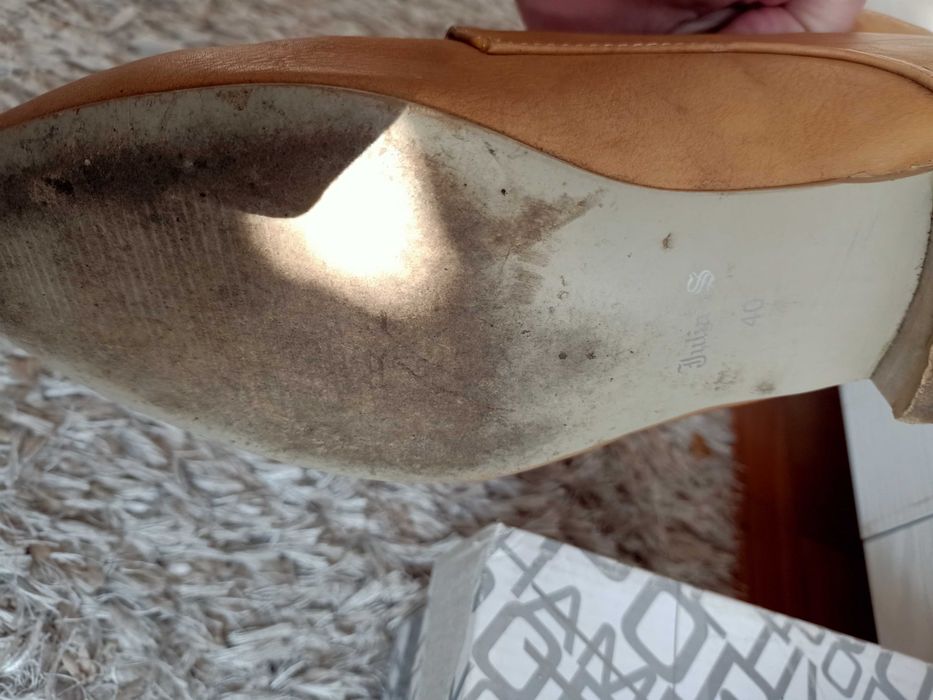 Buty botki karmelowe Julia s rozmiar 40