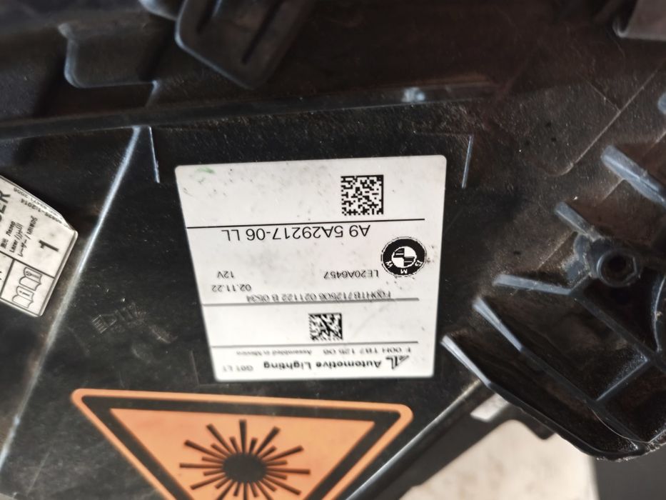 Farol esquerdo Laser led BMW X3 G01 + X4 G02 lci