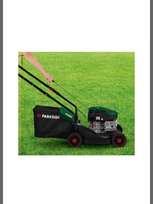 Máquina cortar relva a gasolina parkside