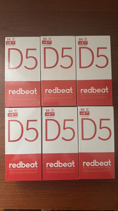 Xiaomi Redbeat D5 4/64Black/white нові в заводських пломбах і плівках.