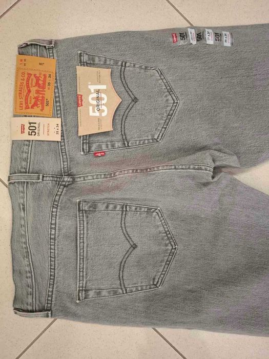 Levis, 501, мужские джинсы, р.50 -52 (34-35 USA)