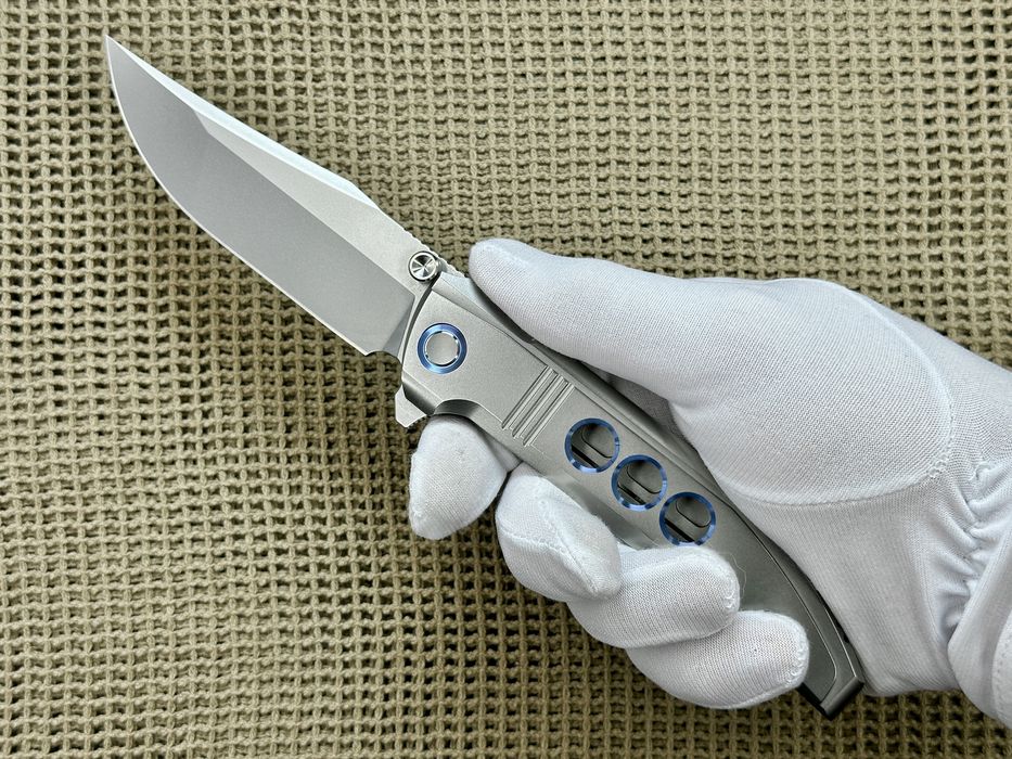 Ніж WE KNIFE Ezinta Titanium Integral M390 WE22041-2