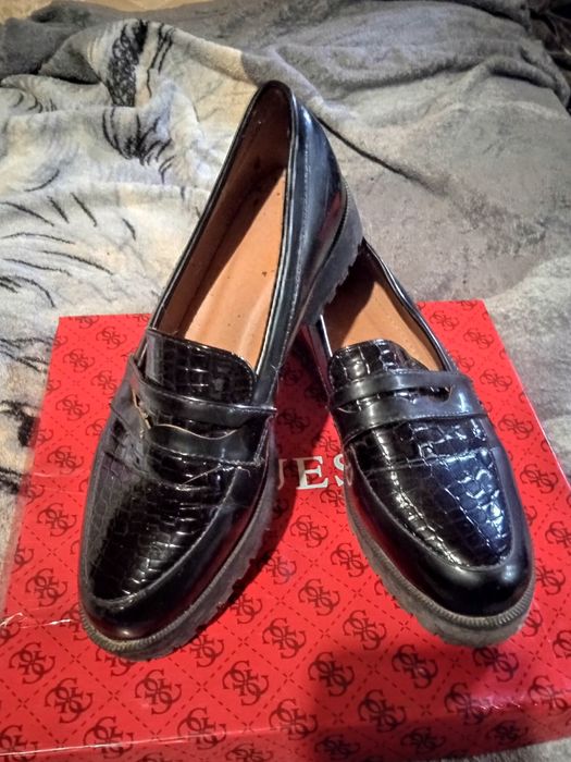 Женские лаковые туфли лоферы " tu"