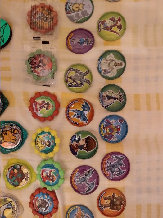 133 Tazos | Pokemon / Yu-Gi-Oh / Metabots / Shinchan / Desporto64564204938242123