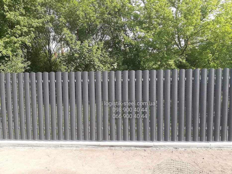 Штакетник Штахетник металевий
Евроштакетник Двухсторонний