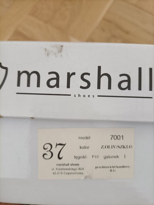 Buty Marshall rozm 37