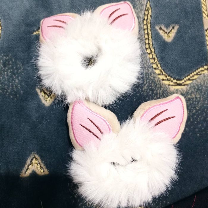 Резинки для волос из искусственного меха