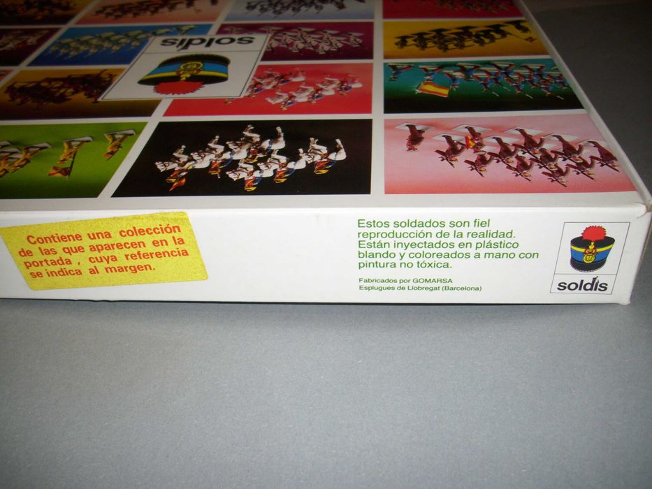 Caixa SOLDIS anos 70 Ref. 703 - Dragões a Cavalo - Reamsa Gomarsa Jecsan. Portes inclusos.
