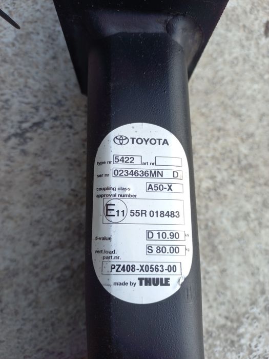 Suporte para reboque Toyota original