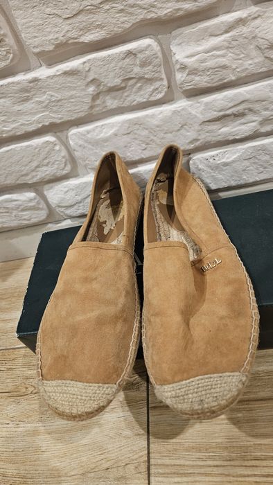 Espadryle Ralph Lauren,  41 , camel