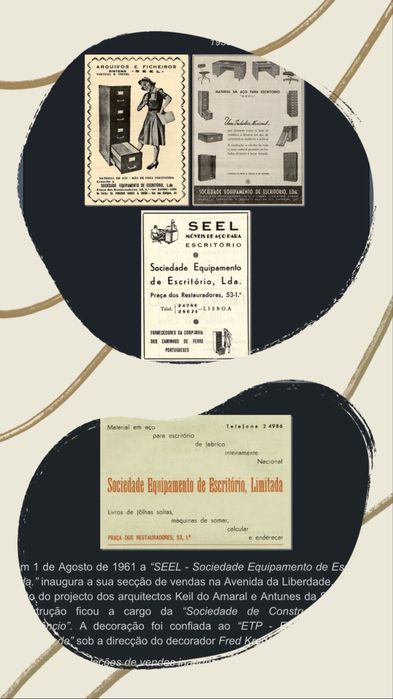 Secretárias com cadeiras, moveis arquivo e aparador