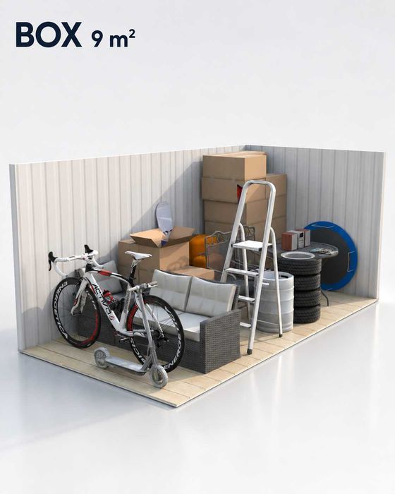 Boks magazynowy 9 m² Poznań | Self Storage 24/7 | Nidobox.pl
