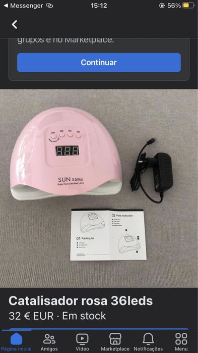 Catalisador / cabine de unhas de gel