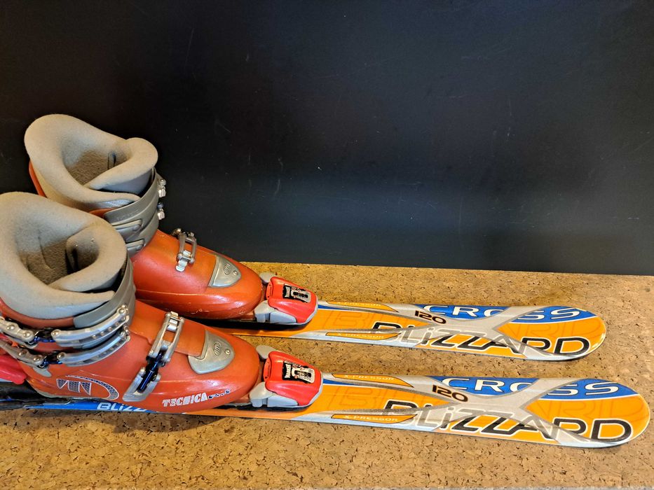 komplet narty Blizzard Cross 120 cm + buty Tecnica 39 -40