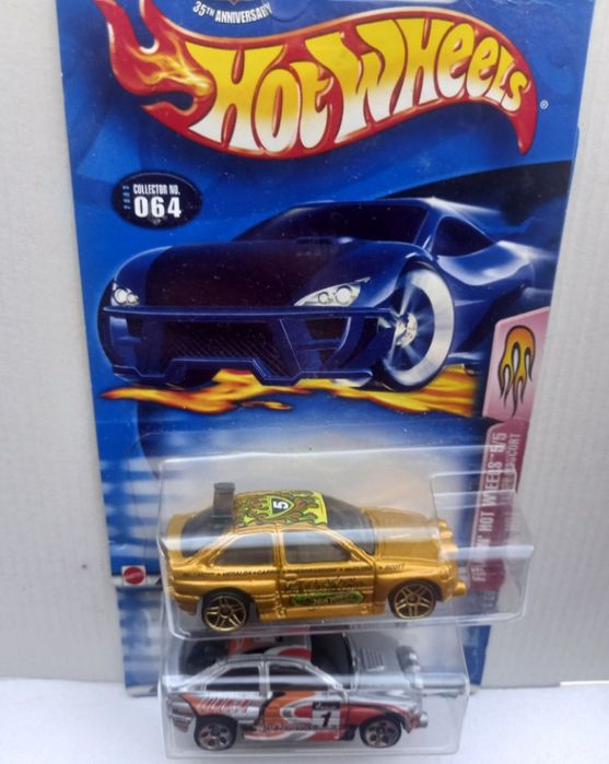 Hot wheels conj 2 - ford escort rally