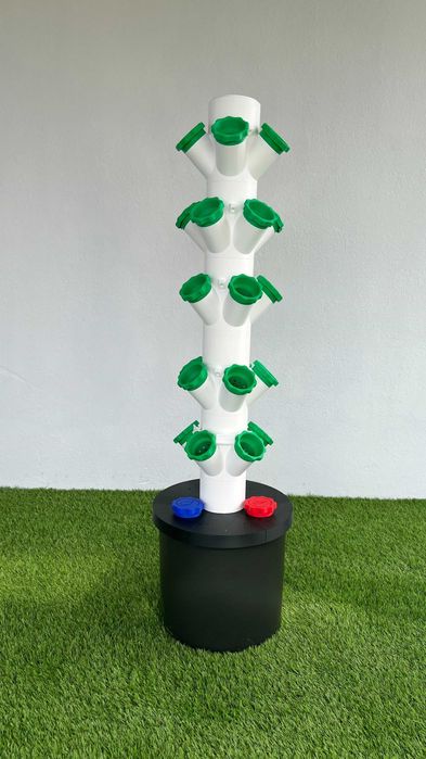 Wieża hydroponiczna Shopollo - 5 poziomów, 25 gniazd