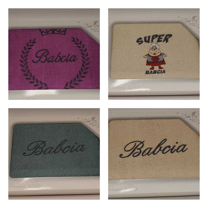 Pojedynczy ręcznik Babcia lub Dziadek, prezent dzień Babci i Dziadka