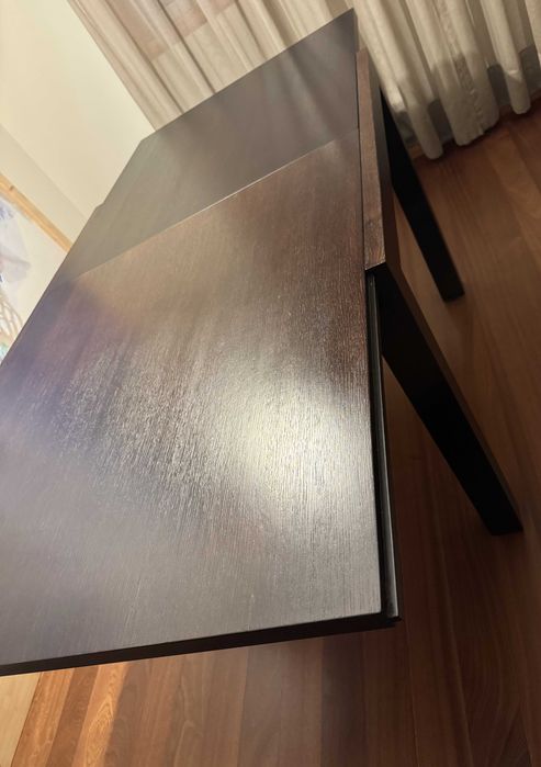mesa de madeira 90X90 extensivel