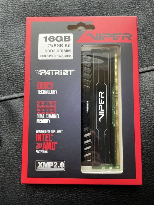 Pamięć Ram DDR3 16GB 1600Mhz