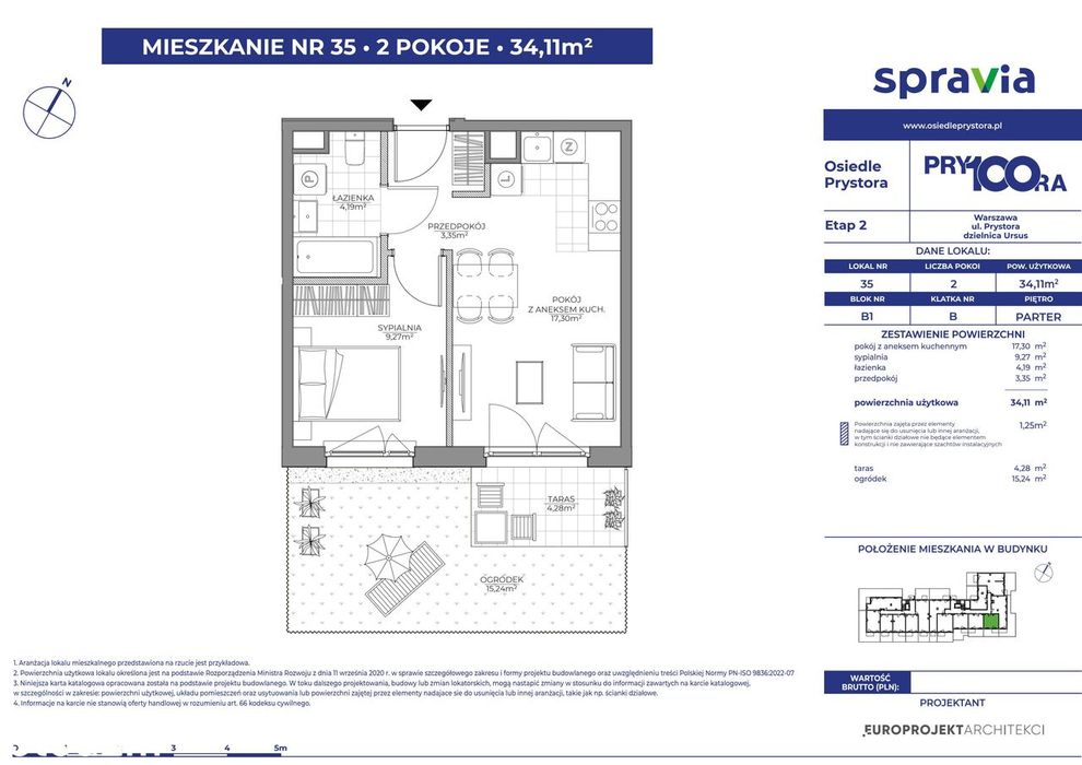 Mieszkanie – Warszawa - Widok 2