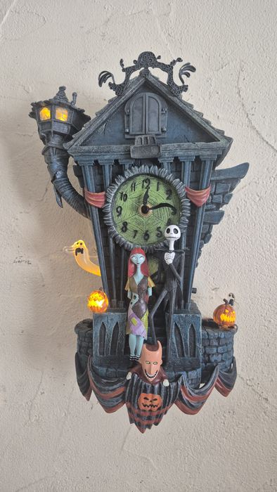 Zegar scienny Tim Burton Miasteczko Halloween U