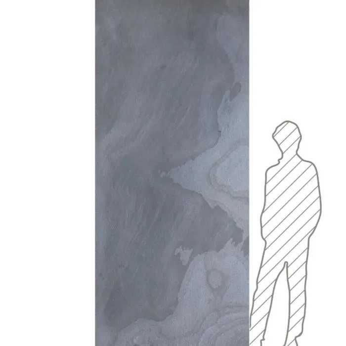 Fornir Kamienny Łupek London tapeta 2MM 305x122x0,2 cm / 122x61