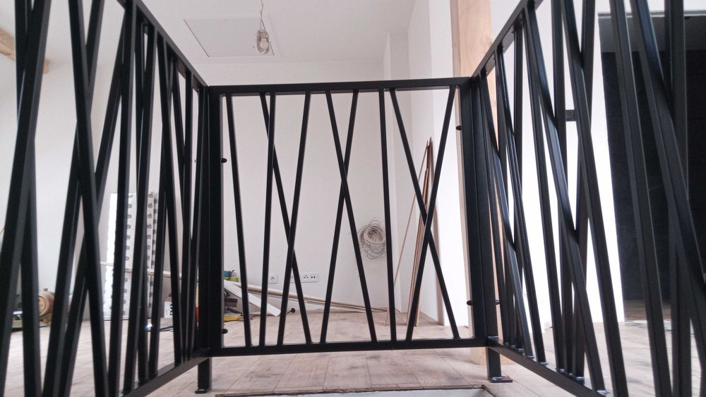 Balustrada wewnętrzna zewnętrzna loft nowoczesny styl schody balkon