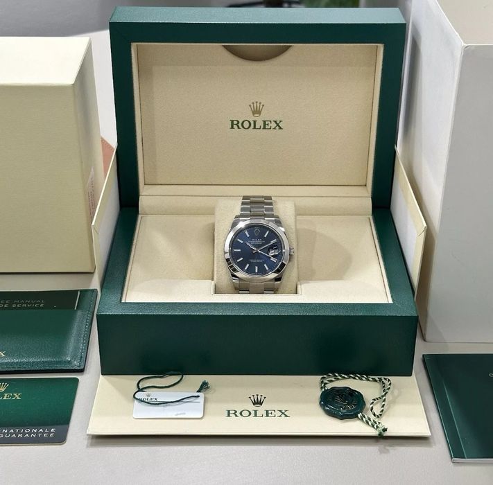 Rolex Datejust 41mm Blue Oyster Steel