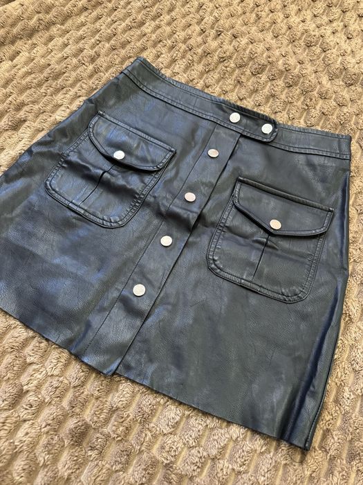 Міні спідниця шкіряна